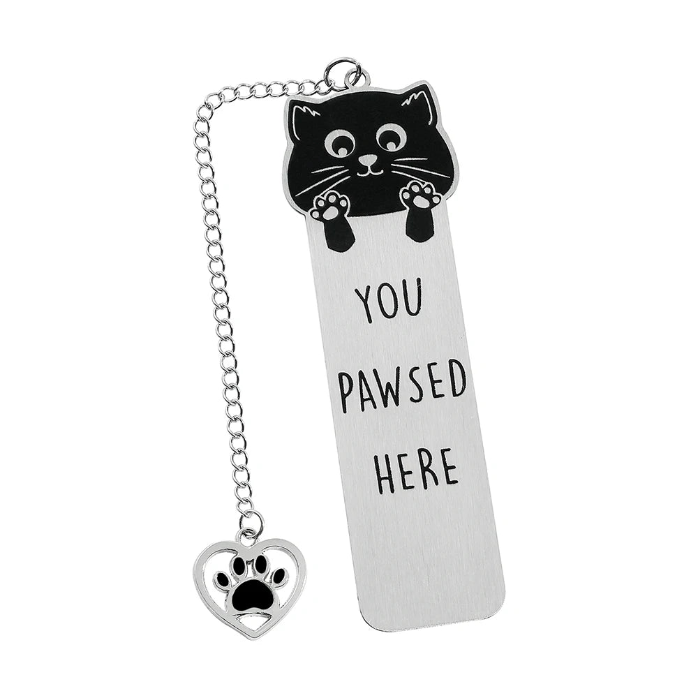 Silver Paws™ Stainless Steel Cat Bookmark