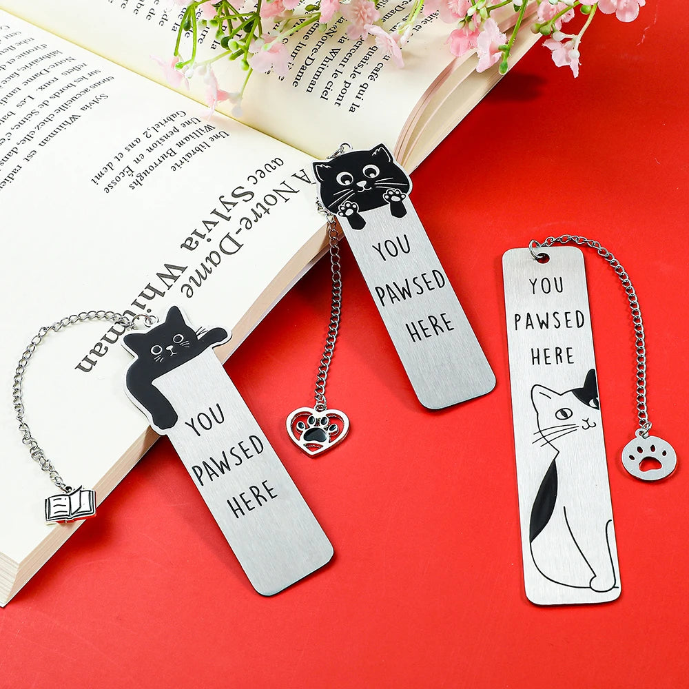 Silver Paws™ Stainless Steel Cat Bookmark