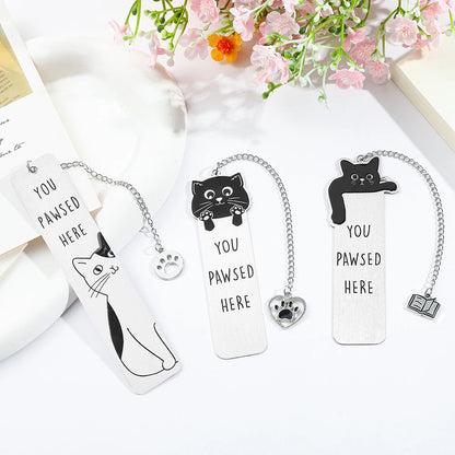 Silver Paws™ Stainless Steel Cat Bookmark