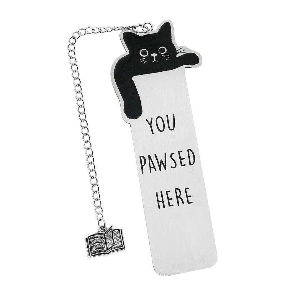 Silver Paws™ Stainless Steel Cat Bookmark