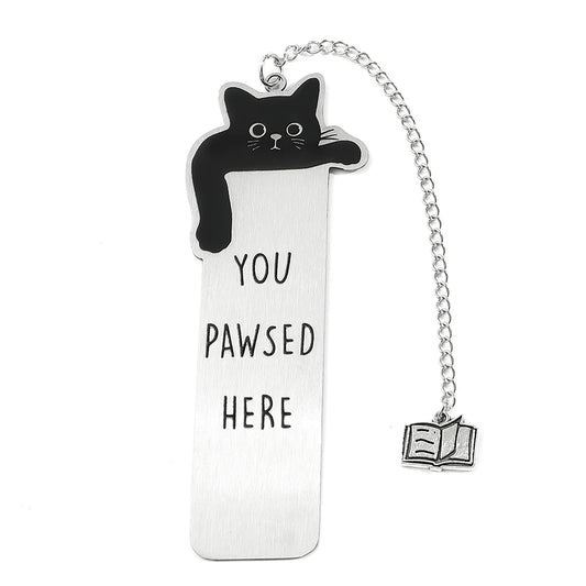 Silver Paws™ Stainless Steel Cat Bookmark