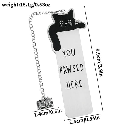 Silver Paws™ Stainless Steel Cat Bookmark