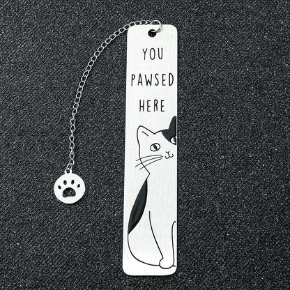 Silver Paws™ Stainless Steel Cat Bookmark