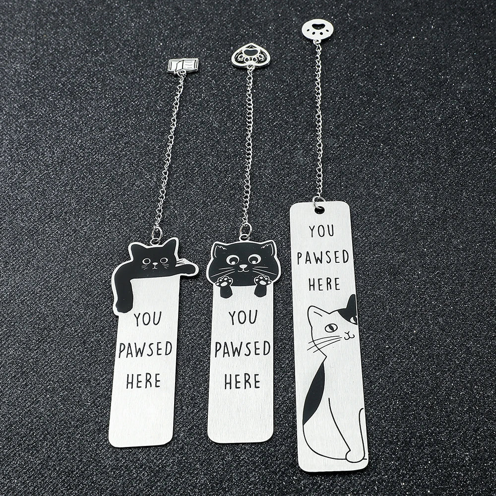 Silver Paws™ Stainless Steel Cat Bookmark
