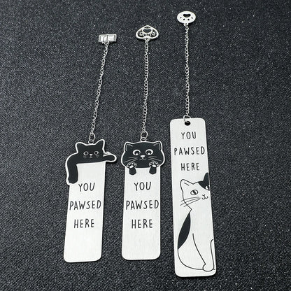 Silver Paws™ Stainless Steel Cat Bookmark