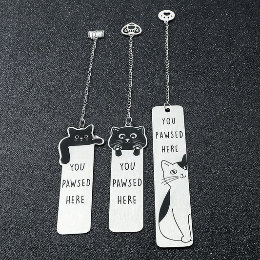 Silver Paws™ Stainless Steel Cat Bookmark