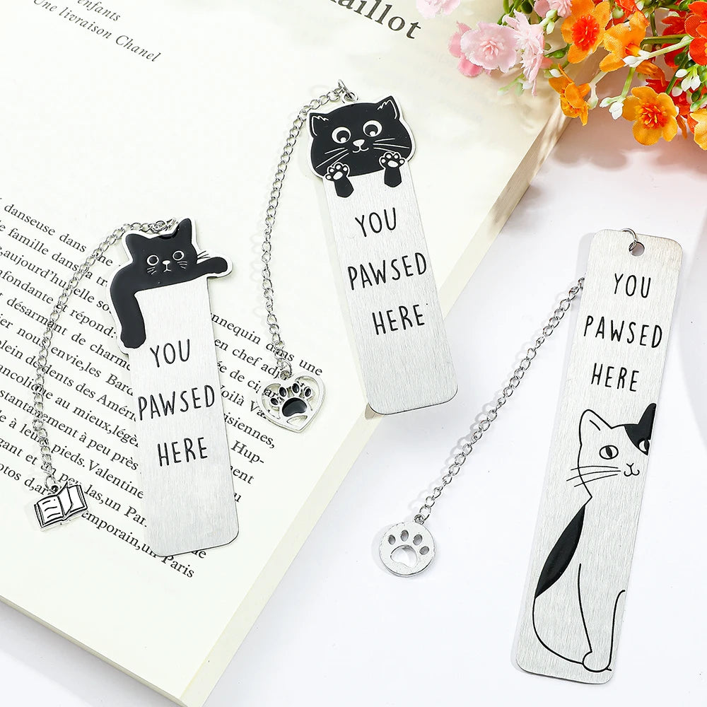 Silver Paws™ Stainless Steel Cat Bookmark