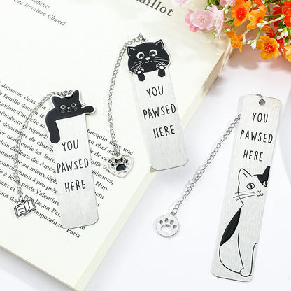 Silver Paws™ Stainless Steel Cat Bookmark