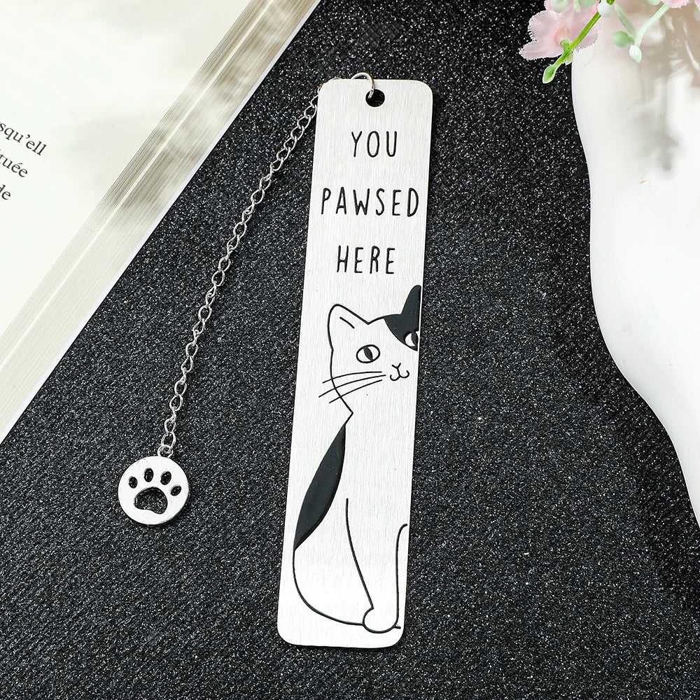 Silver Paws™ Stainless Steel Cat Bookmark