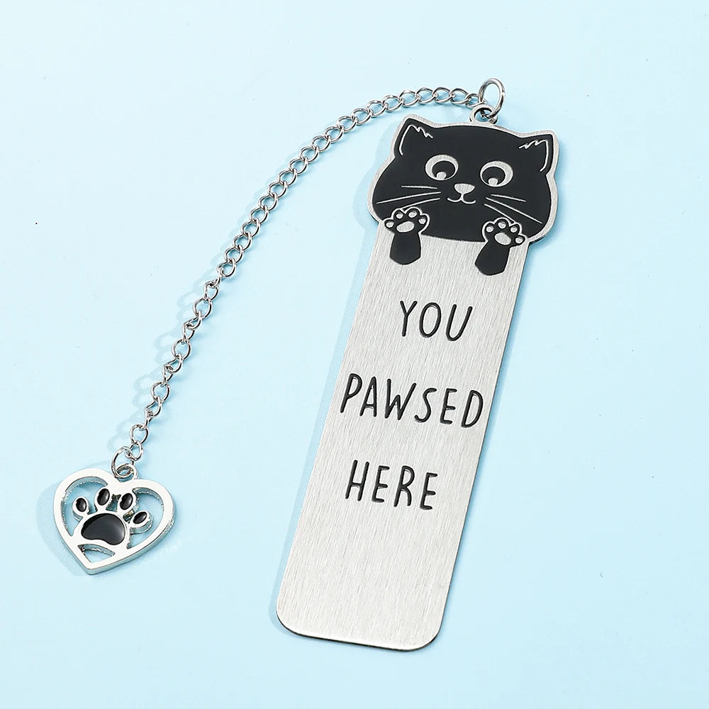 Silver Paws™ Stainless Steel Cat Bookmark