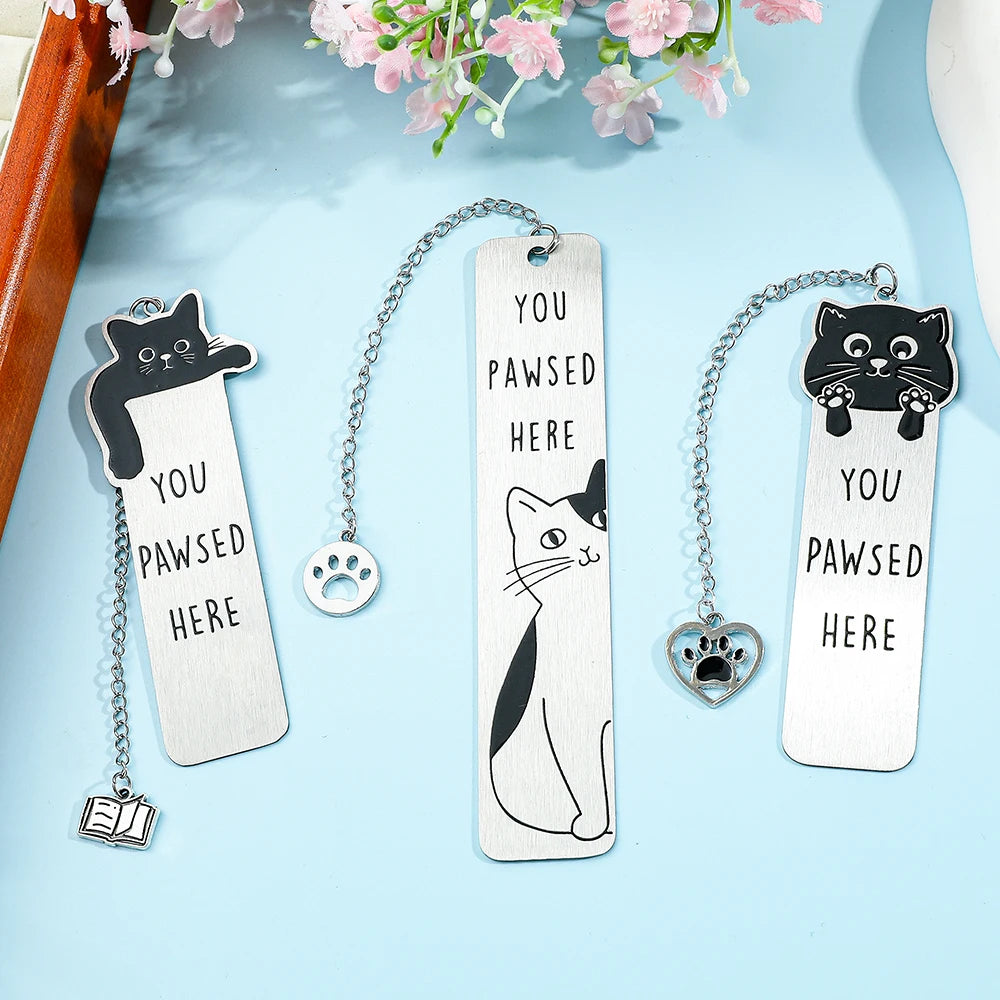 Silver Paws™ Stainless Steel Cat Bookmark